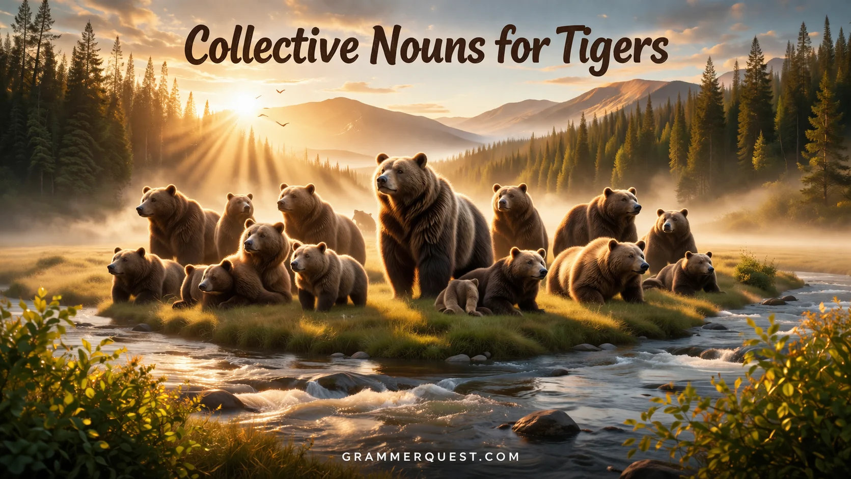 Collective Nouns for Bears: A Detailed Guide