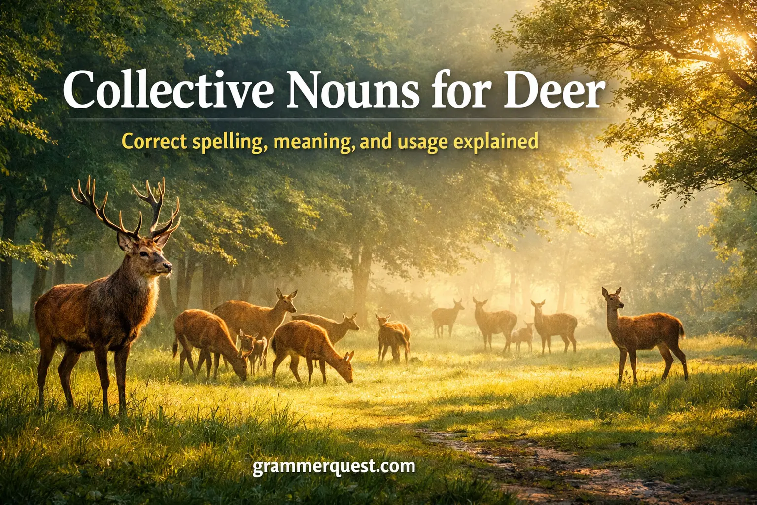 Collective Nouns for Deer