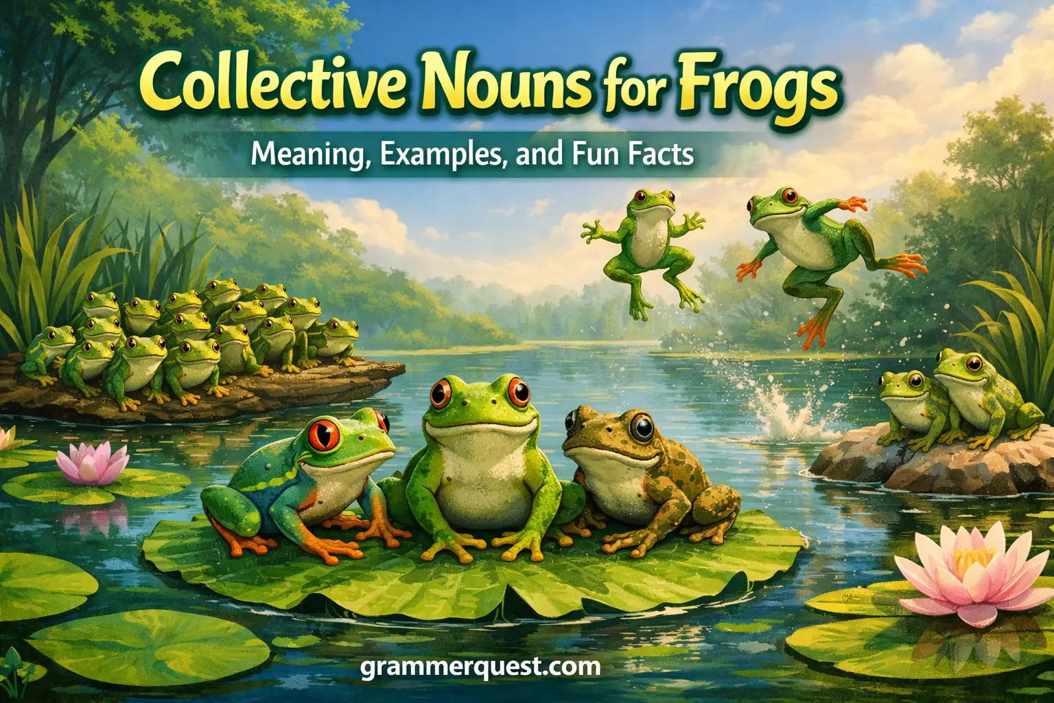 Collective Nouns for Frogs