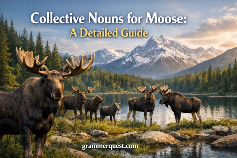 Collective Nouns for Moose: A Detailed Guide