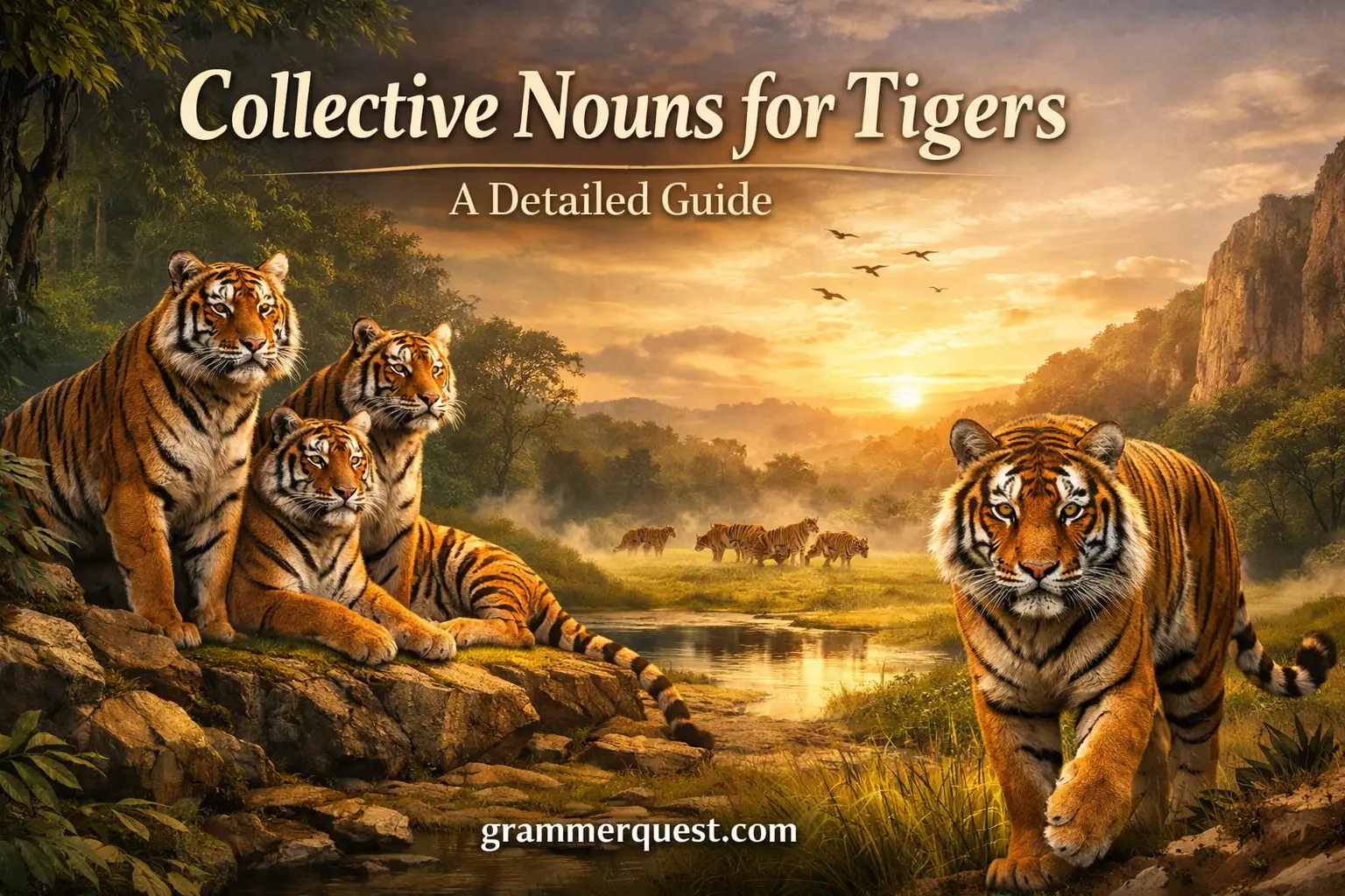 Collective Nouns for Tigers: A Detailed Guide