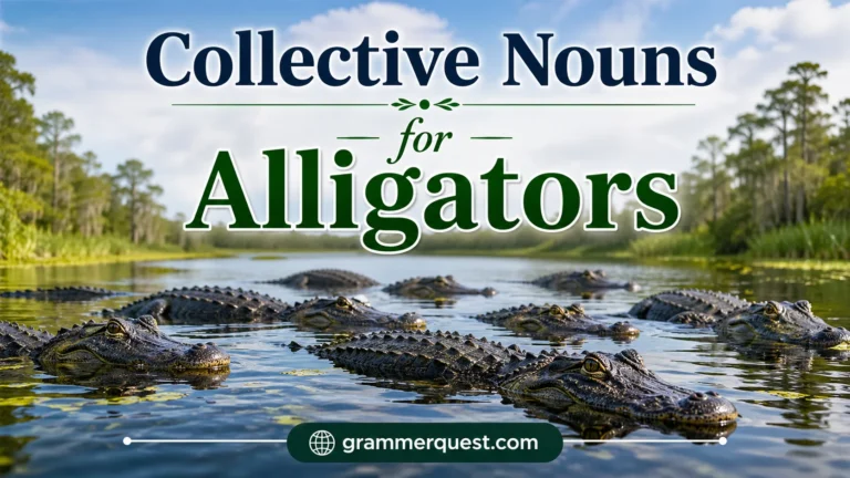 Collective Nouns for Alligators