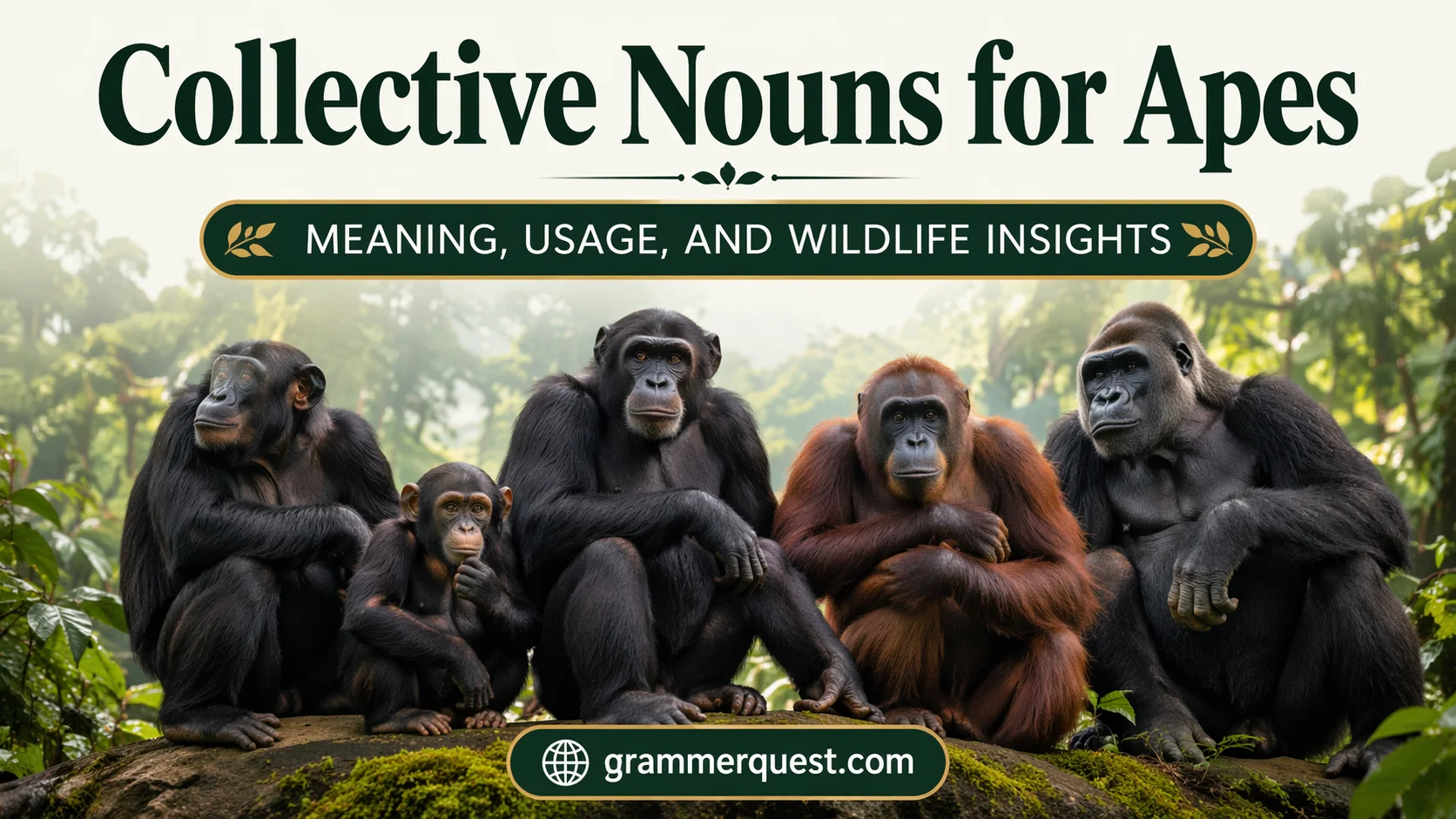 Collective Nouns for Apes: Meaning, Usage, and Wildlife Insights