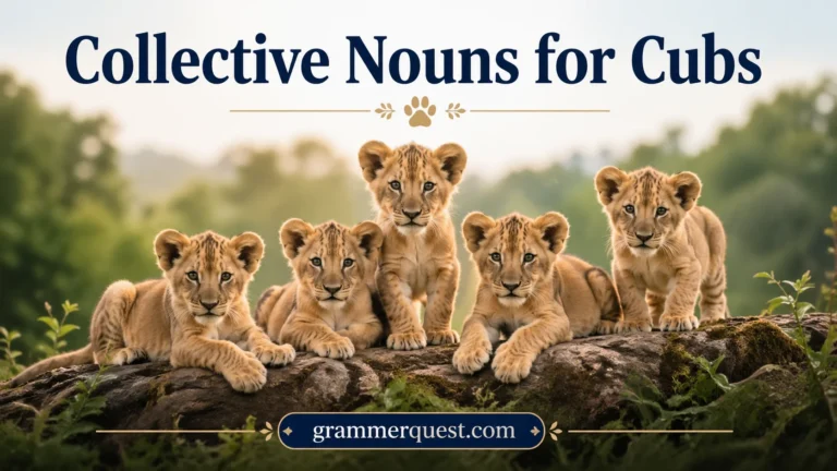 Collective Nouns for Cubs
