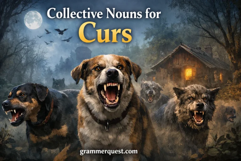 Collective Nouns for Curs
