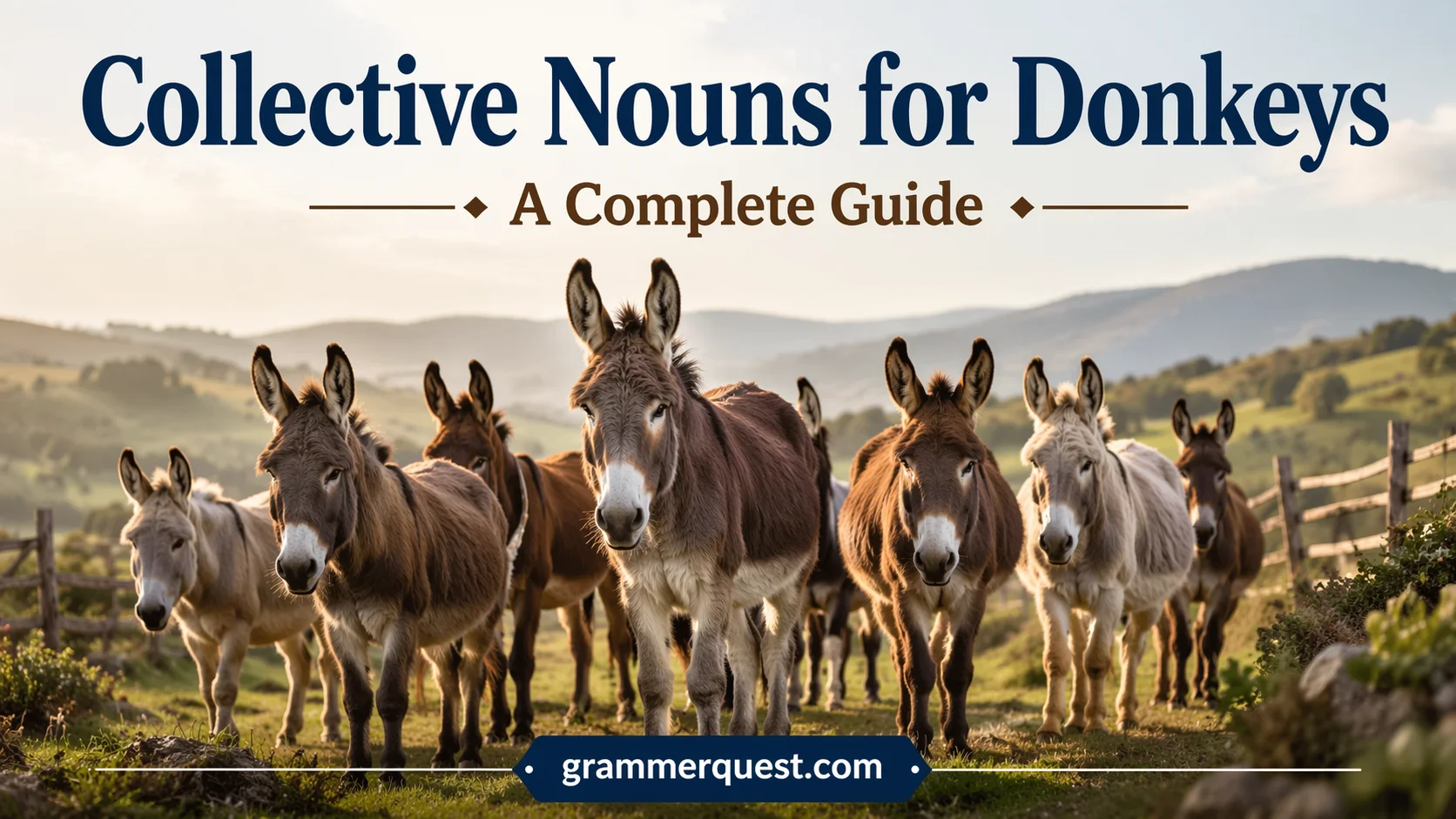 Collective Nouns for Donkeys: A Complete Guide