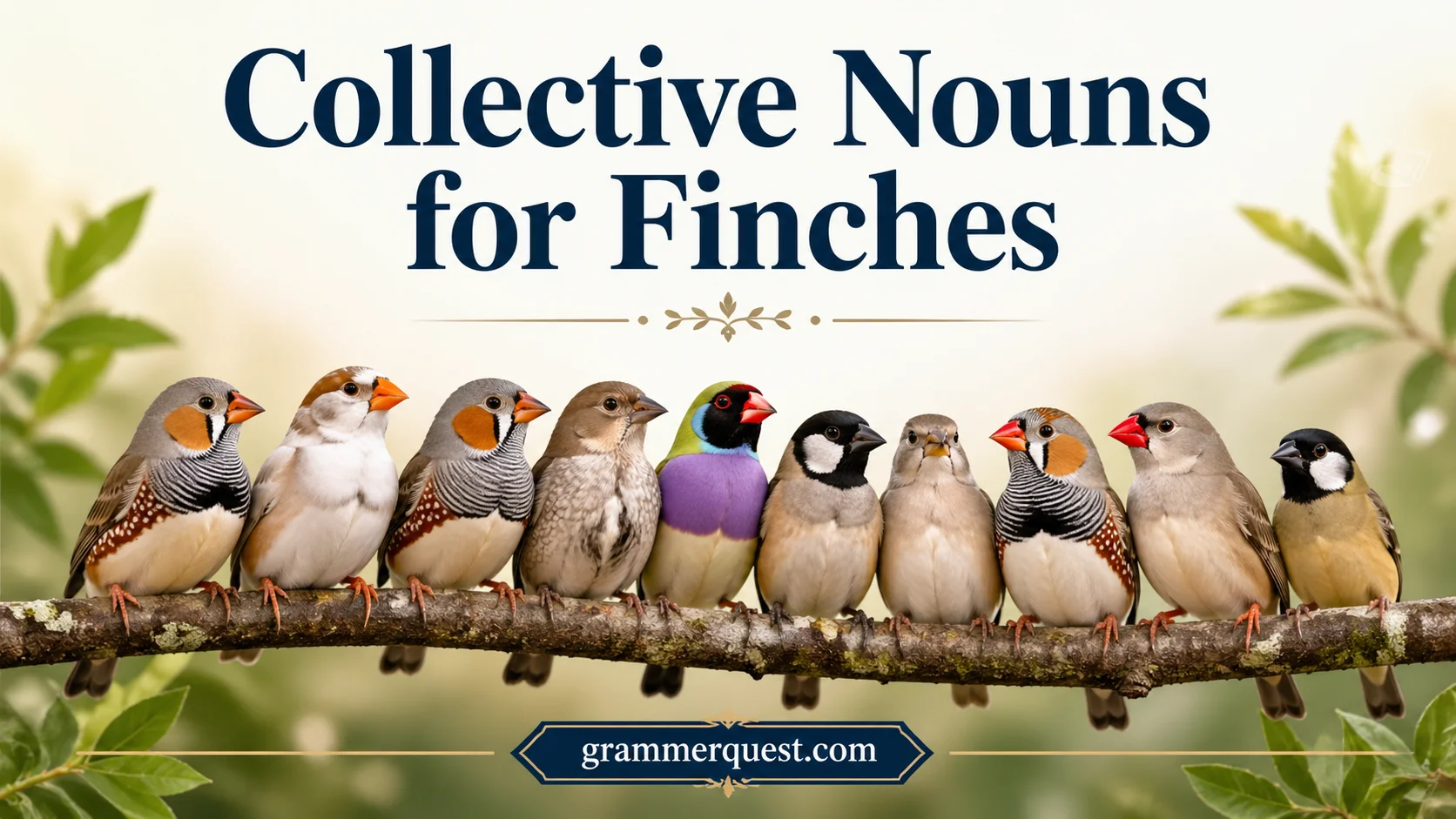 Collective Nouns for Finches