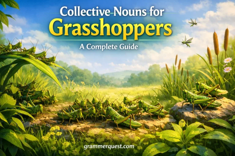 Collective Nouns for Grasshoppers: A Complete Guide