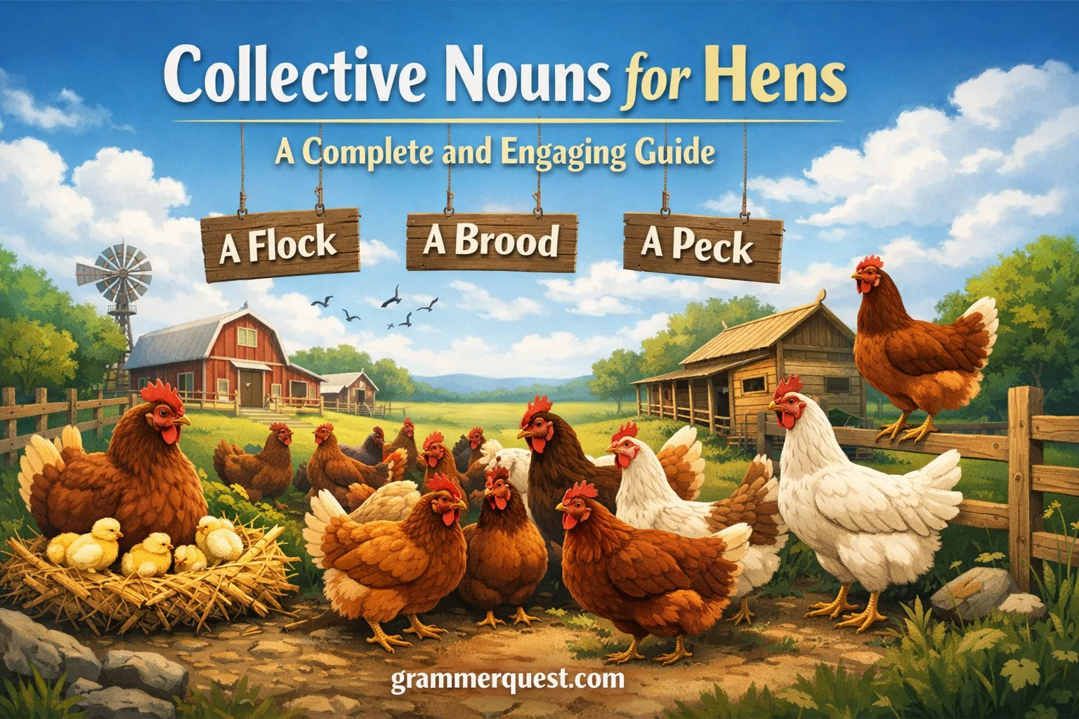 Collective Nouns for Hens: A Complete and Engaging Guide