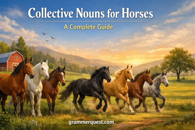 Collective Nouns for Horses: A Complete Guide