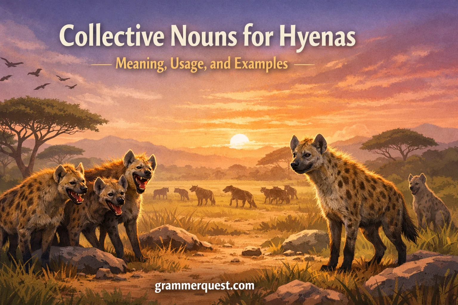 Collective Nouns for Hyenas: Meaning, Usage, and Examples