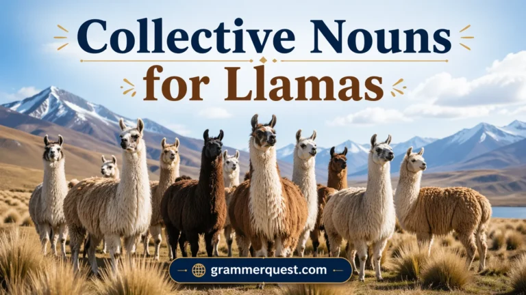 Collective Nouns for Llamas