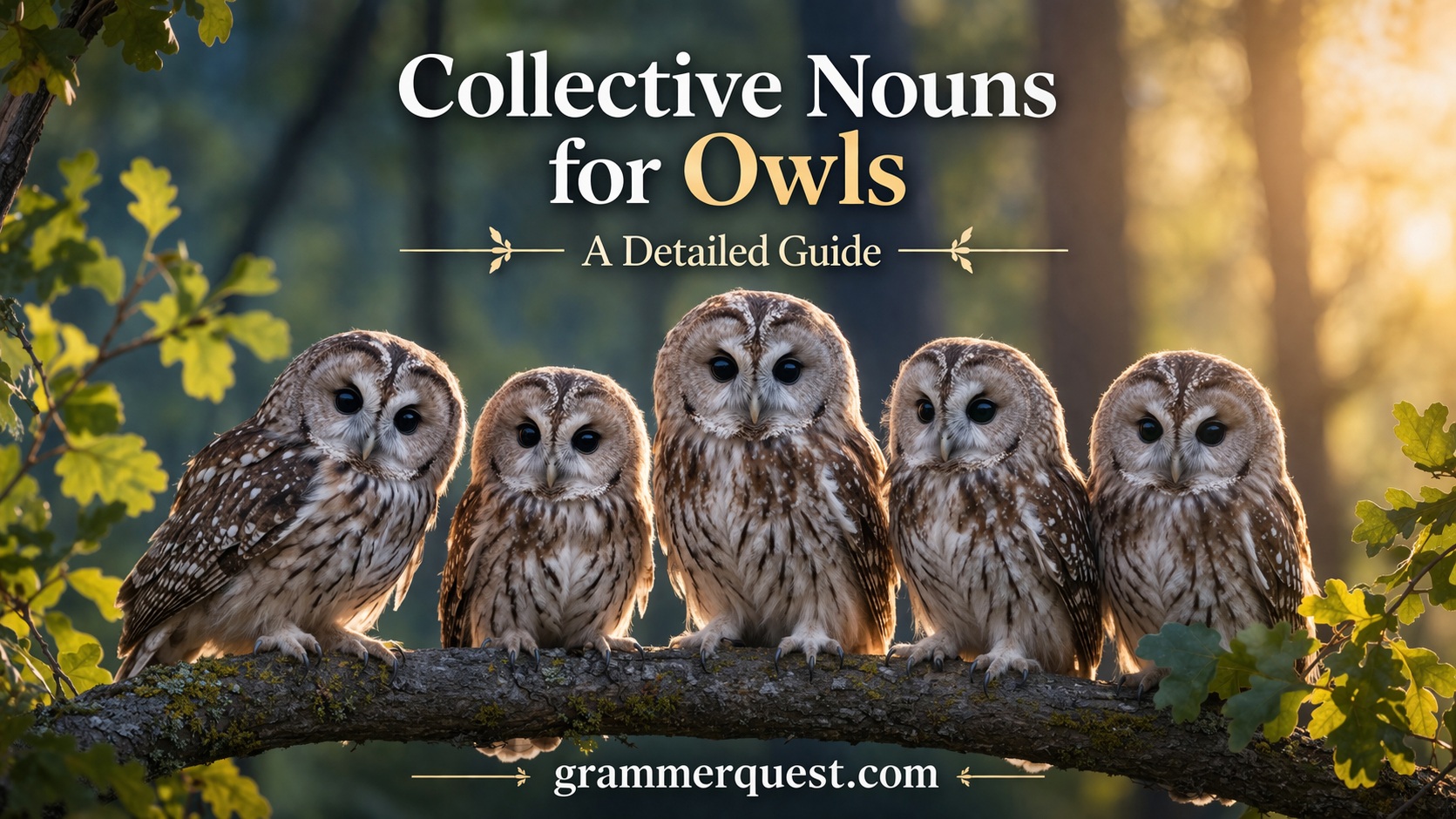Collective Nouns for Owls: A Detailed Guide