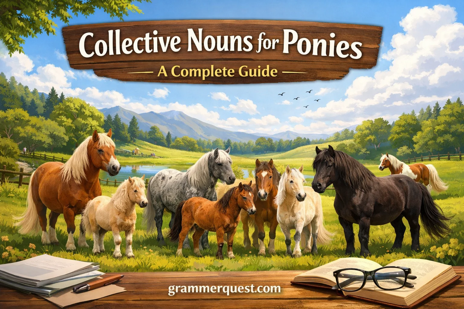 Collective Nouns for Ponies: A Complete Guide