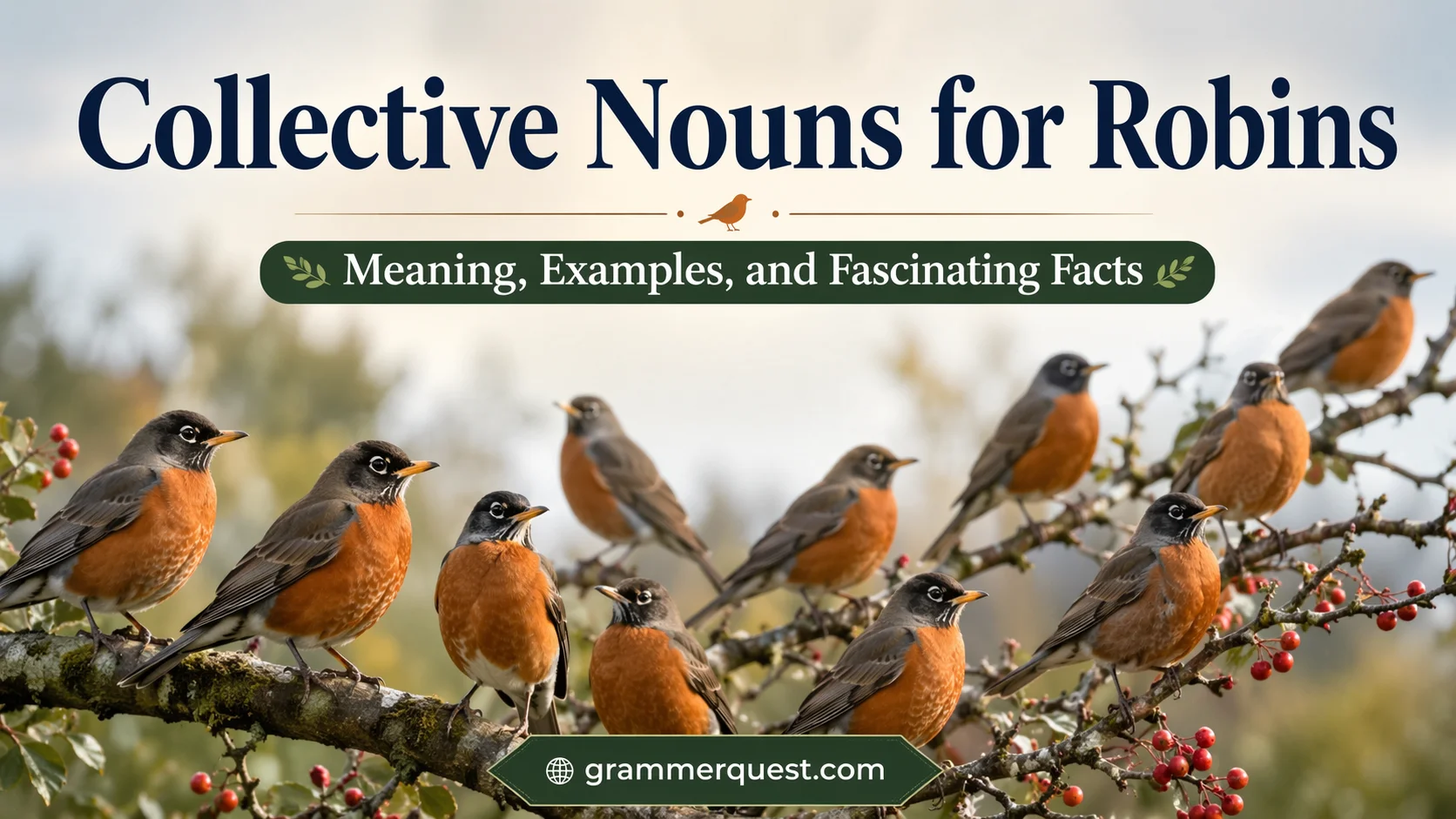 Collective Nouns for Robins: Meaning, Examples, and Fascinating Facts