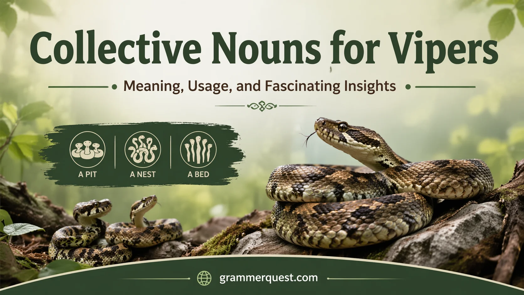 Collective Nouns for Vipers: Meaning, Usage, and Fascinating Insights