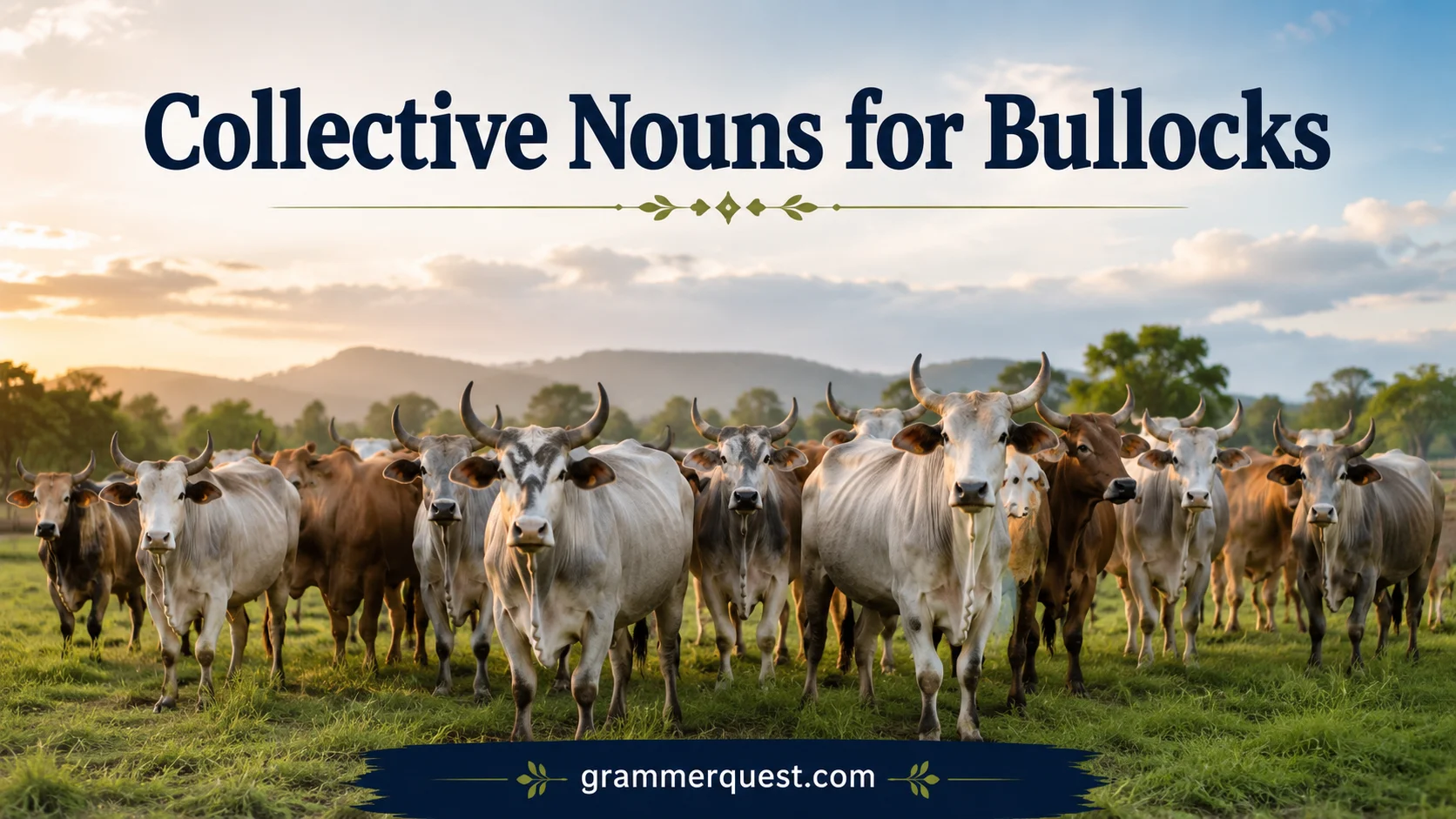 Collective Nouns for Bullocks
