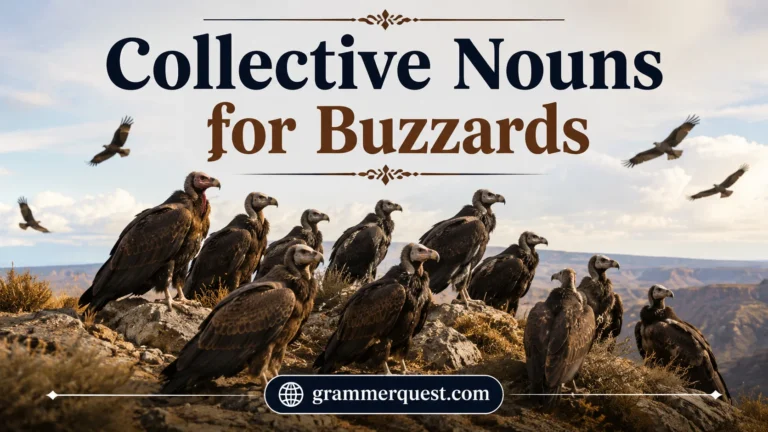 Collective Nouns for Buzzards