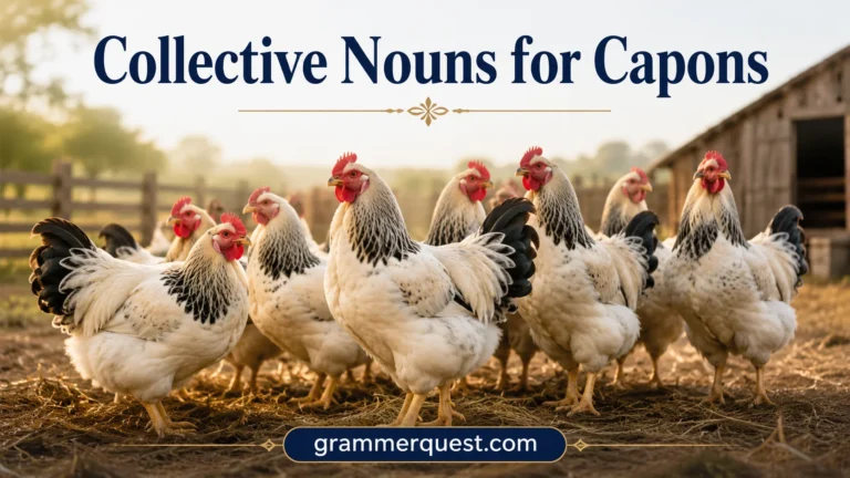 Collective Nouns for Capons