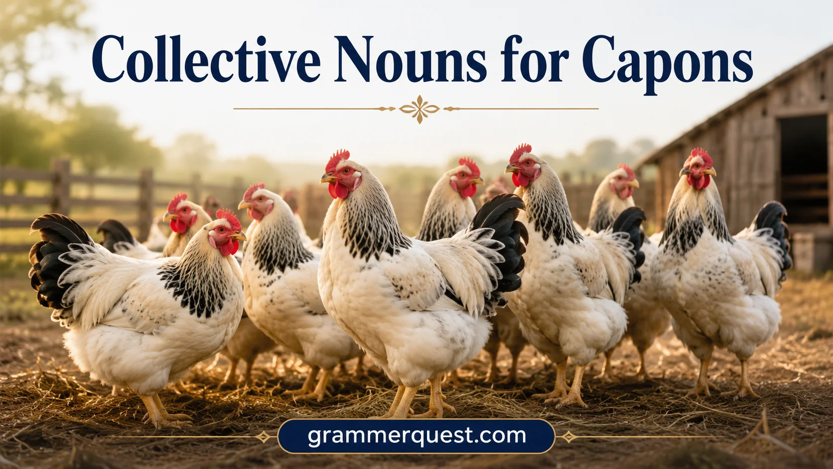 Collective Nouns for Capons