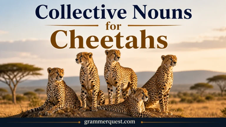Collective Nouns for Cheetahs