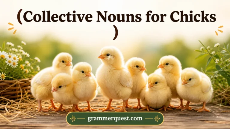 Collective Nouns for Chicks