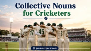 Collective Nouns for Cricketers