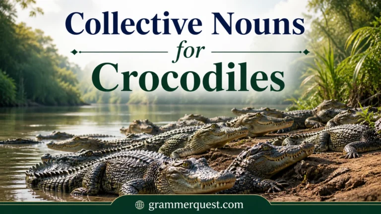 Collective Nouns for Crocodiles