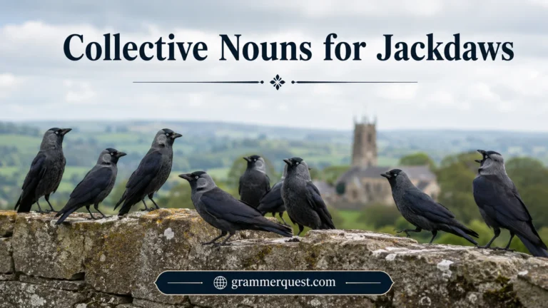 Collective Nouns for Jackdaws