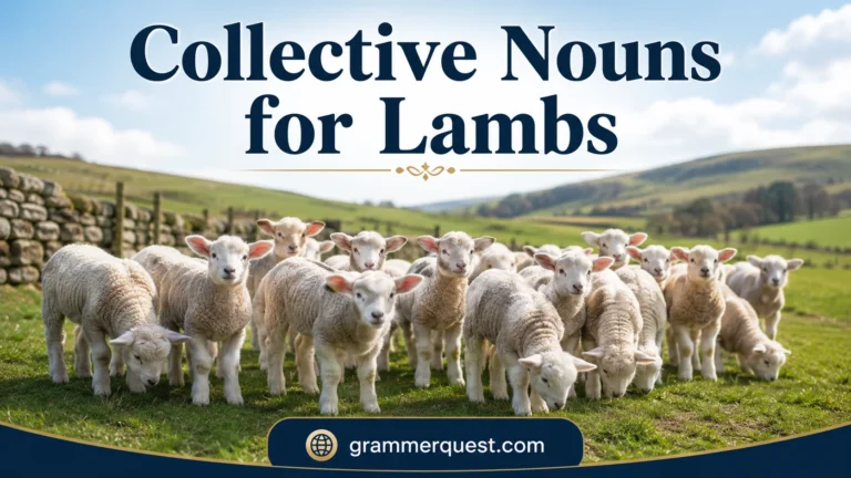 Collective Nouns for Lambs