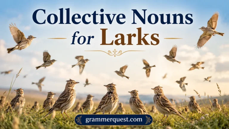 Collective Nouns for Larks
