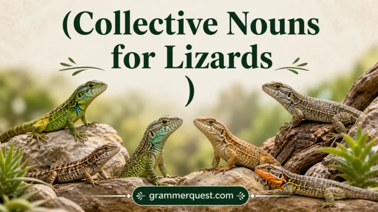 Collective Nouns for Lizards