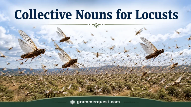 Collective Nouns for Locusts