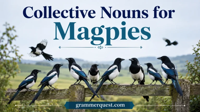 Collective Nouns for Magpies