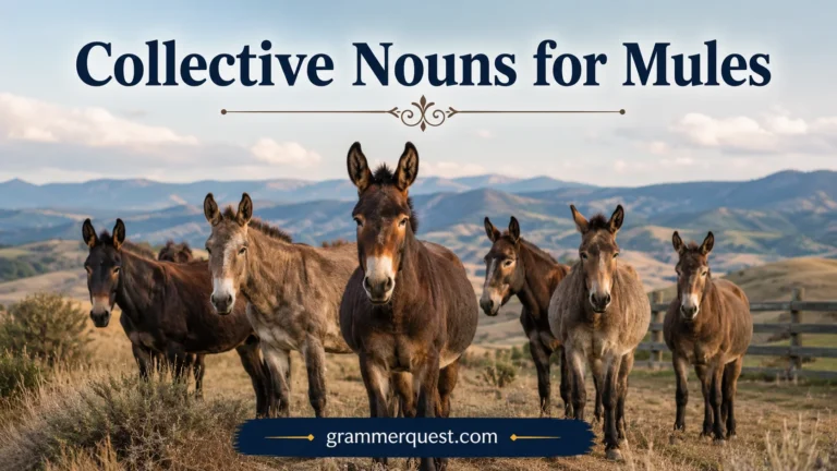 Collective Nouns for Mules