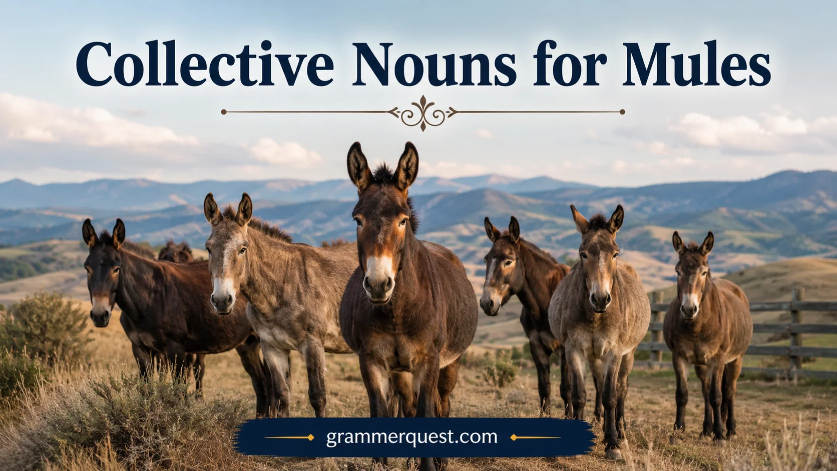 Collective Nouns for Mules
