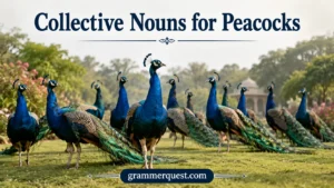 Collective Nouns for Peacocks