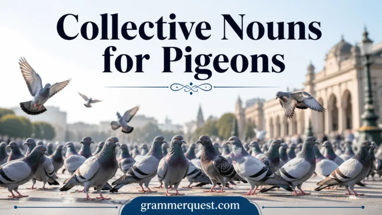 Collective Nouns for Pigeons