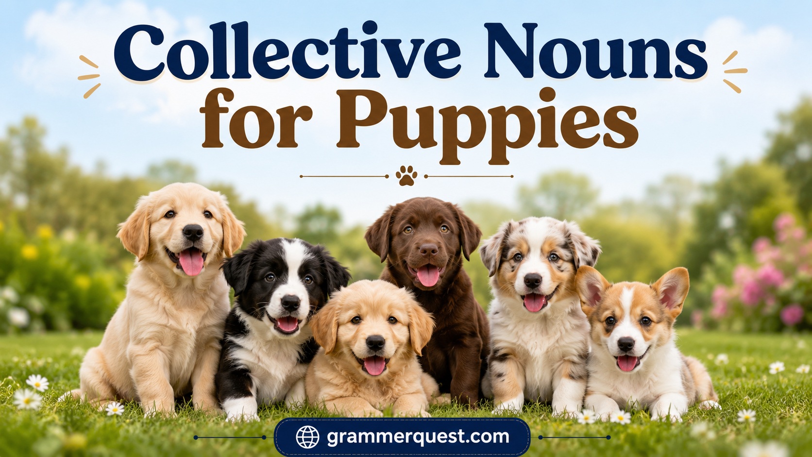 Collective Nouns for Puppies