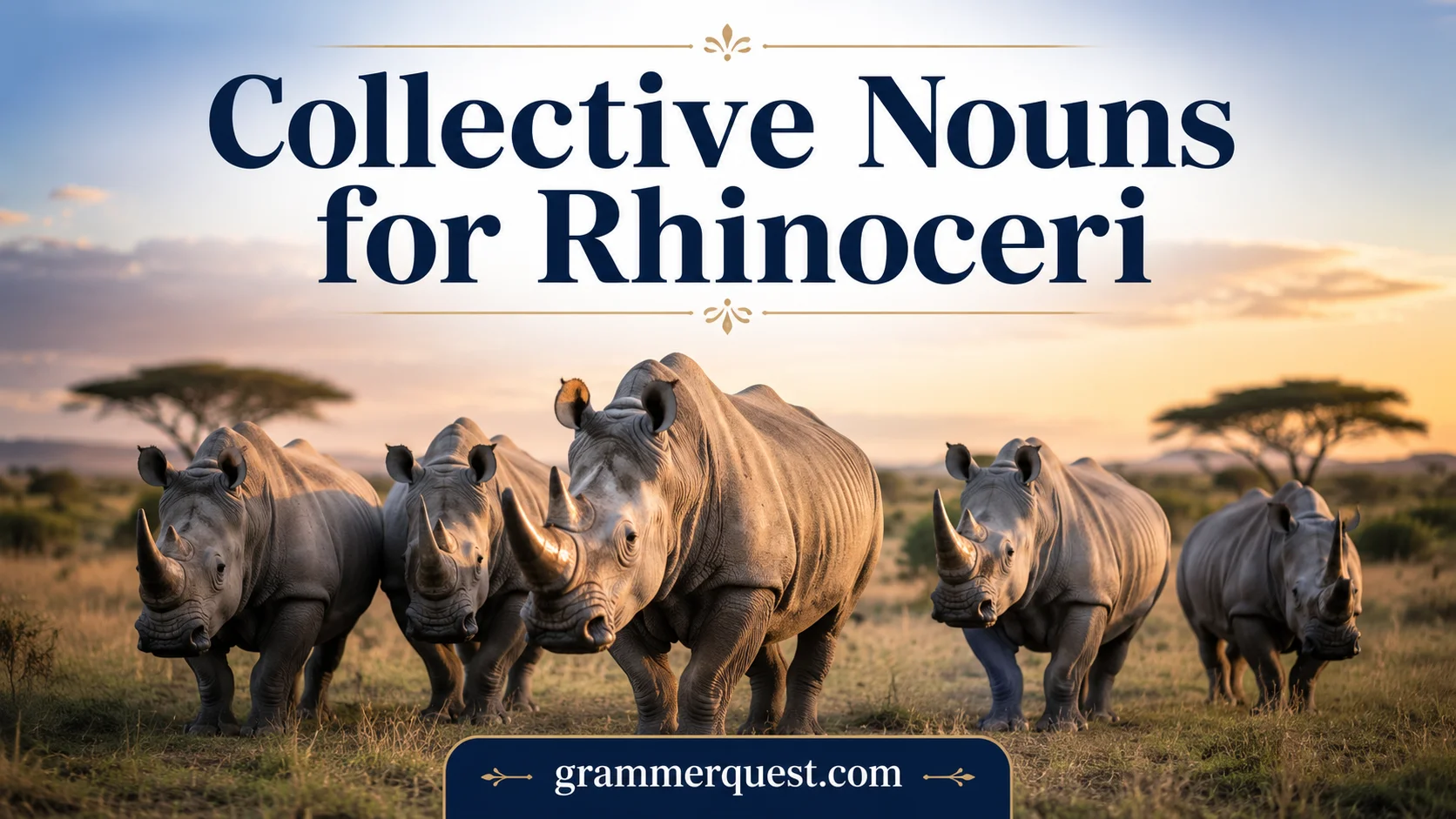 Collective Nouns for Rhinoceri