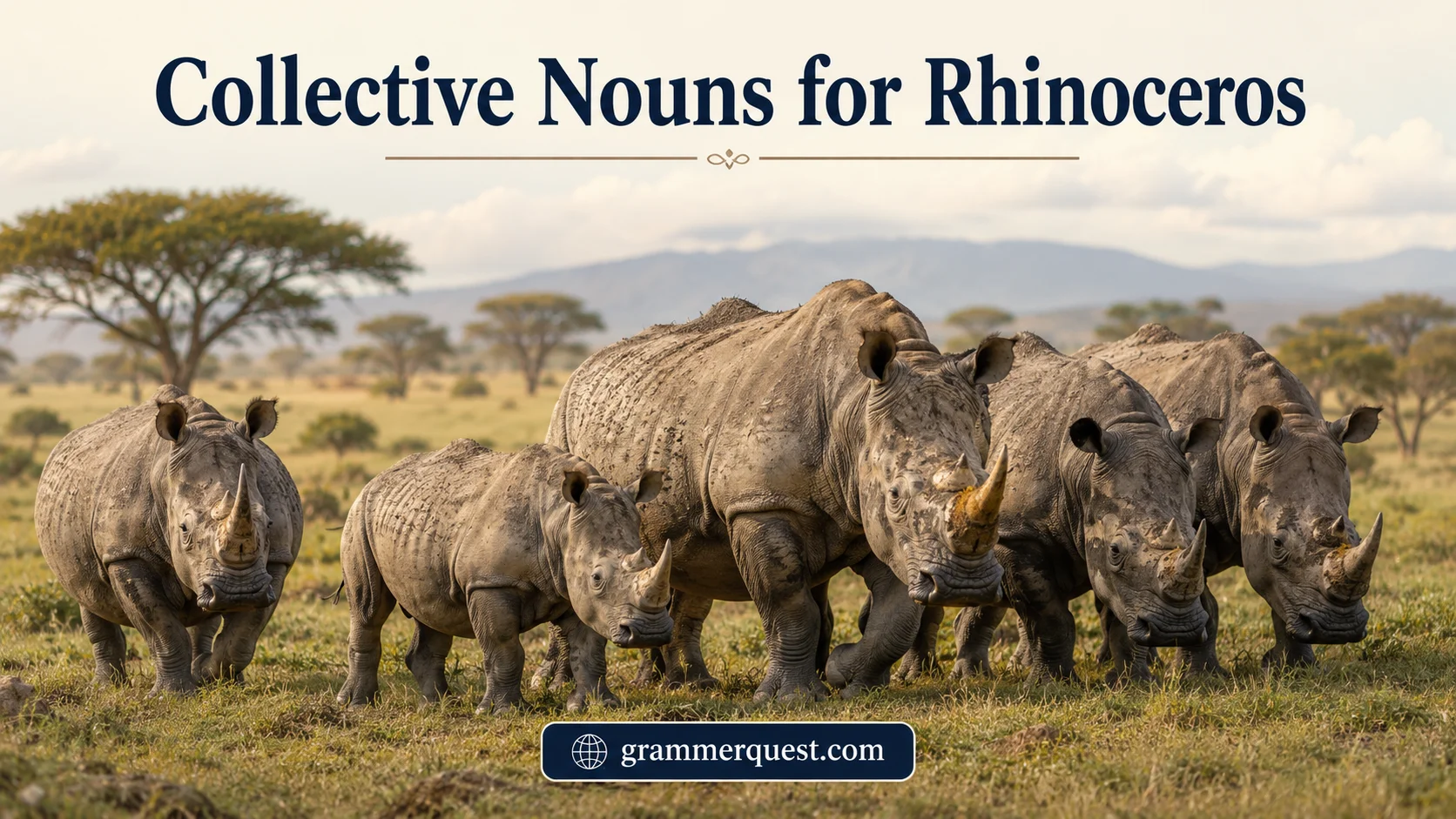 Collective Nouns for Rhinoceros