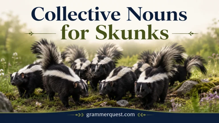 Collective Nouns for Skunks