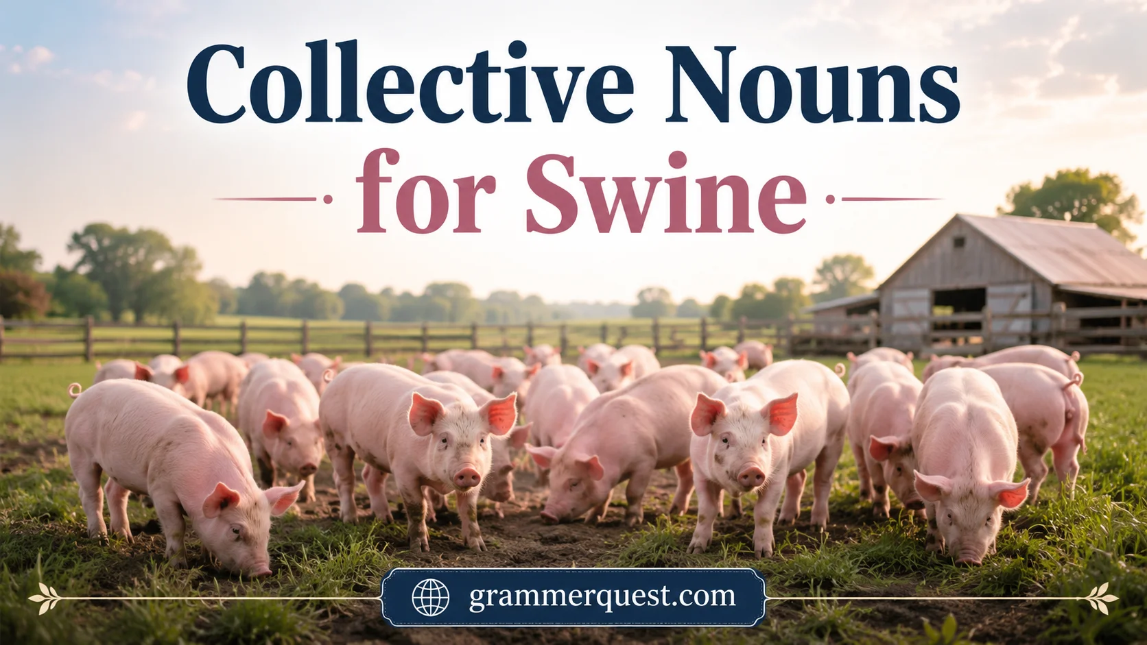Collective Nouns for Swine 