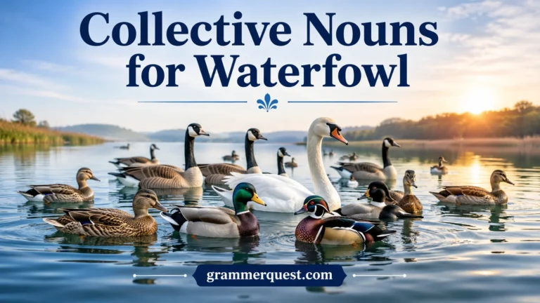 Collective Nouns for Waterfowl