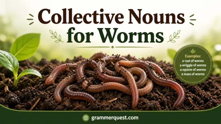 Collective Nouns for Worms