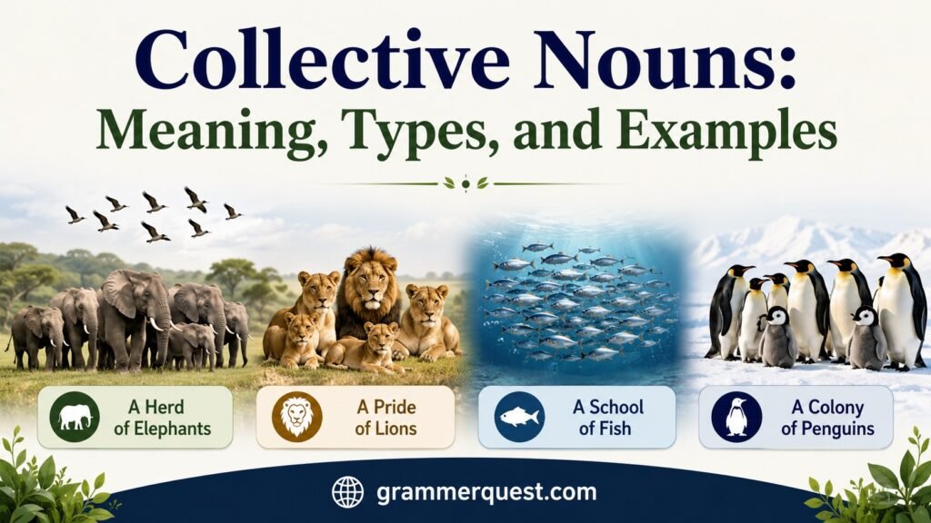 Word Collective Examples Collective Nouns: Meaning, Types, and Examples