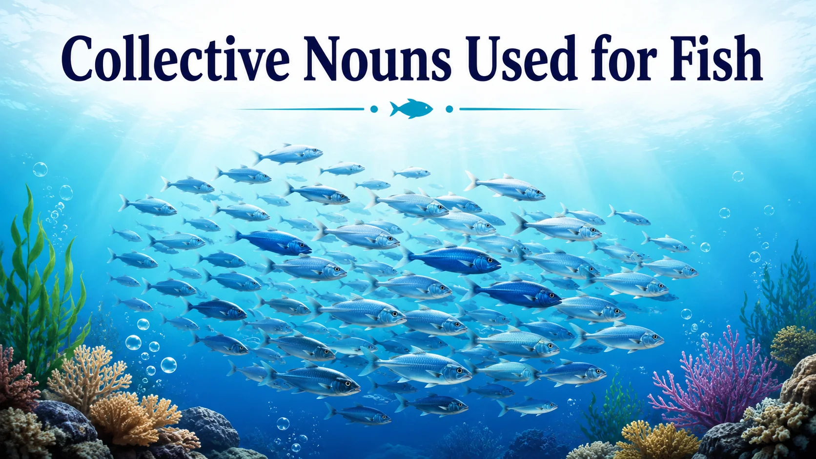 Collective Nouns Used for Fish 