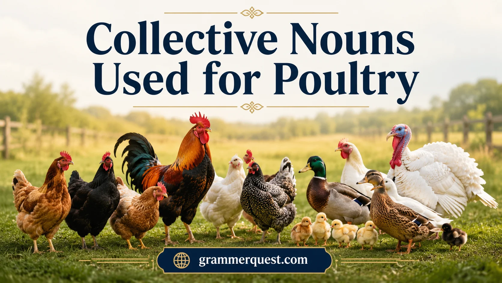 Collective Nouns Used for Poultry 