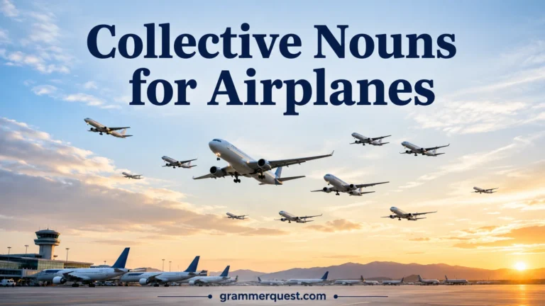Collective Nouns for Airplanes