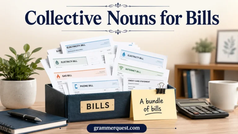 Collective Nouns for Bills 
